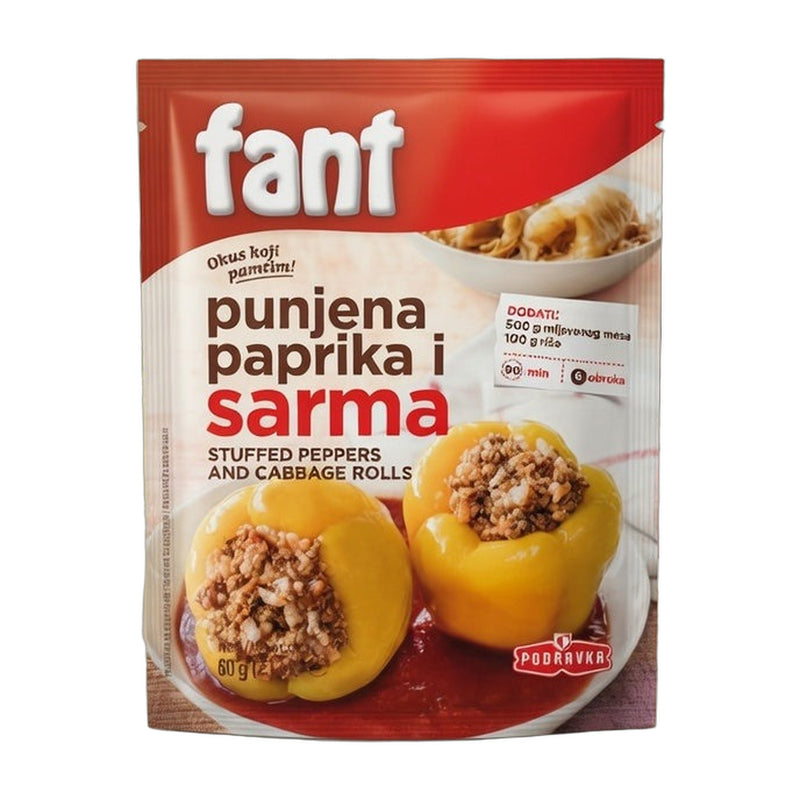 Podravka Fant Seasoning Mix for Stuffed Peppers and Cabbage 60 g | Hamilton Euromarket