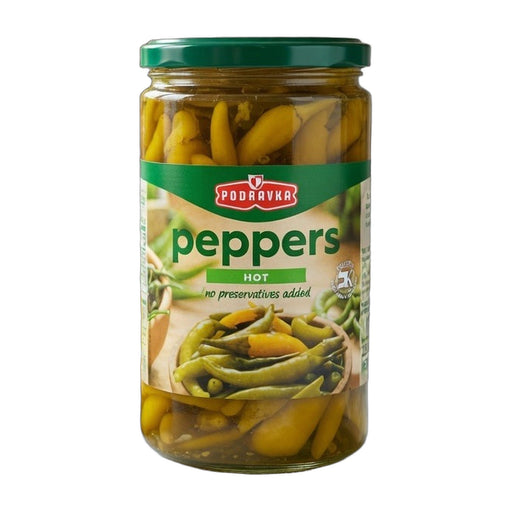 Podravka Hot Pickled Peppers Jar 350 g | Hamilton Euromarket
