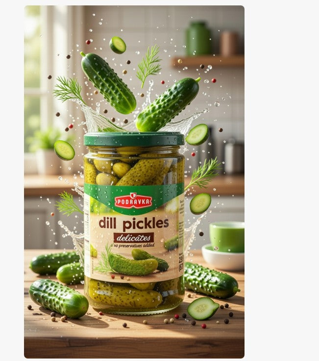 Podravka Dill Pickles 670 g