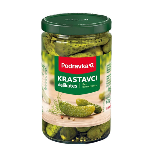 Podravka Dill Pickles, Croatian Style 670g (1.5lb) | HE gallery 842826000631 #2