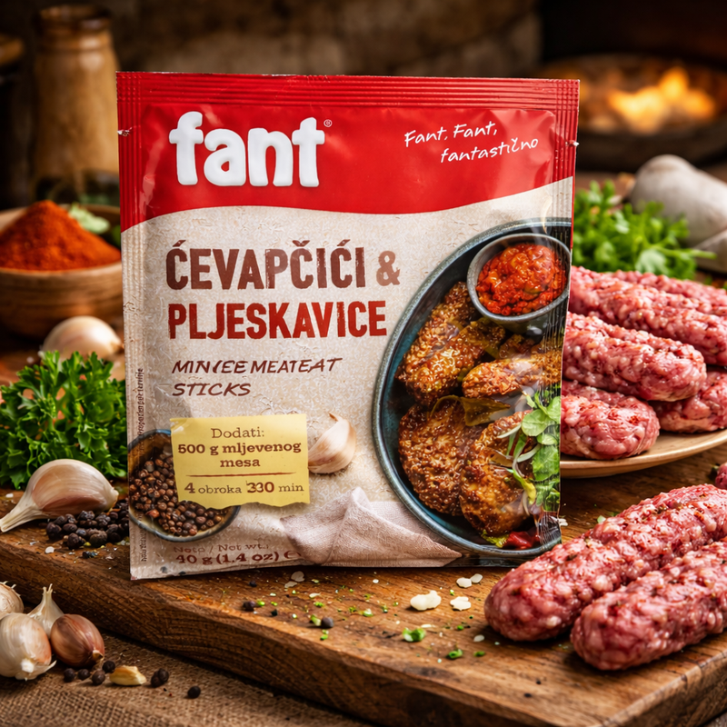 Fant Cevapcici & Pljeskavice Mix 40 g