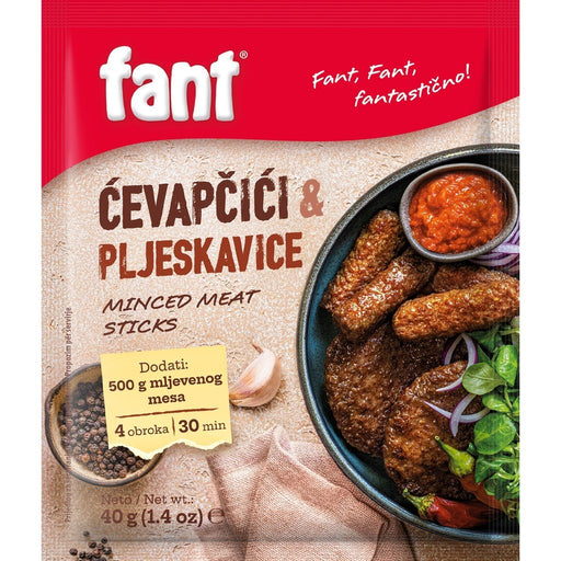 Podravka Fant Cevapcici & Pljeskavice Mix, Croatian Seasoning 40g (1.4oz) | HE gallery 842826000679 #2