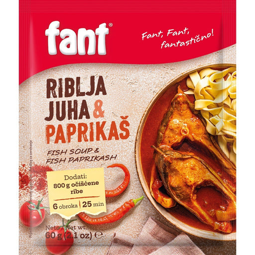 Podravka Fant Seasoning Mix for Fish Soup & Paprikash, Croatian 60g (2.1oz) | HE gallery 842826000686 #2