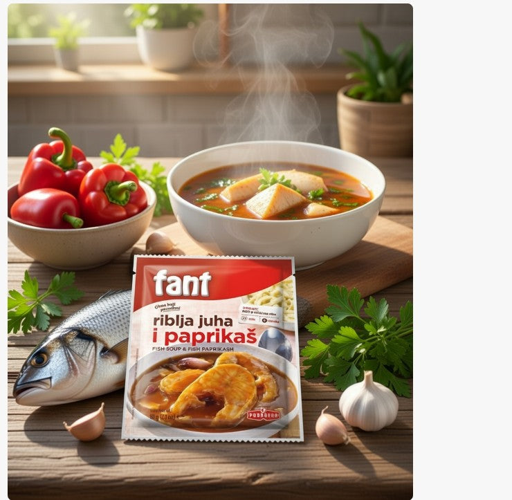 Podravka Fant Seasoning Mix for Fish Soup and Fish Paprikash 60 g