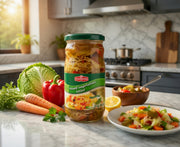 Podravka Mixed Vegetables Salad 660 g — authentic pantry from Croatia | Hamilton Euromarket