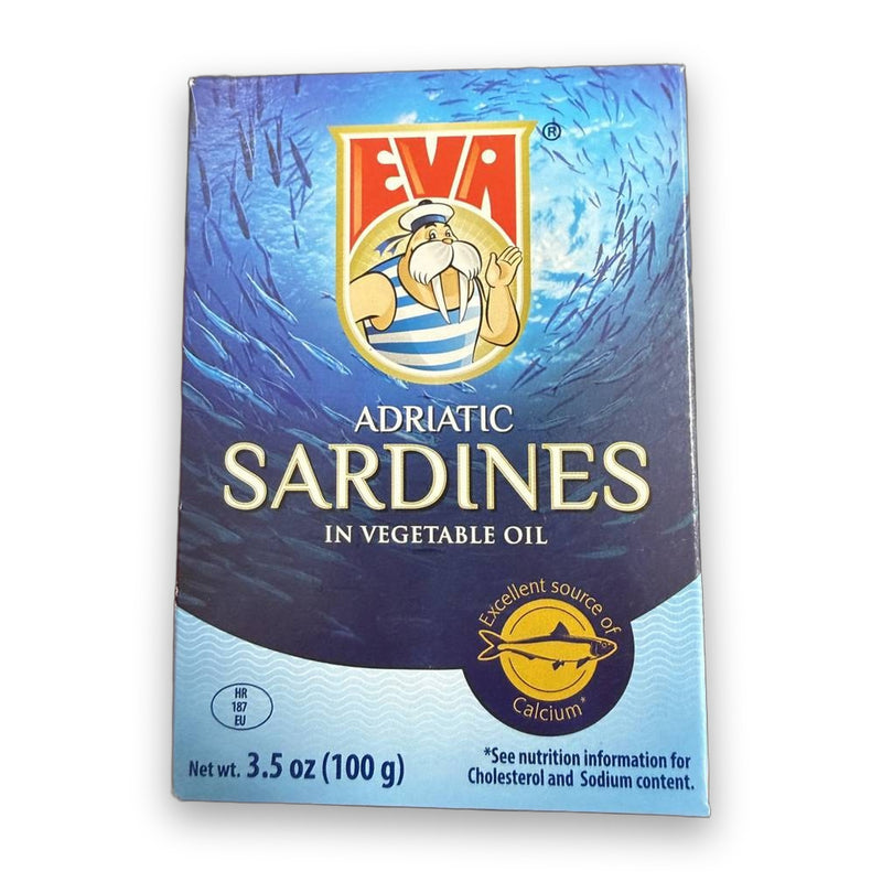 Eva Adriatic Sardines in Vegetable Oil 100g (3.5oz)