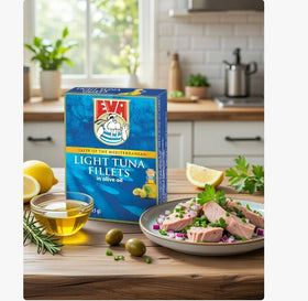 Eva Light Tuna Fillets in Olive Oil, Croatian 115g (4.1oz)