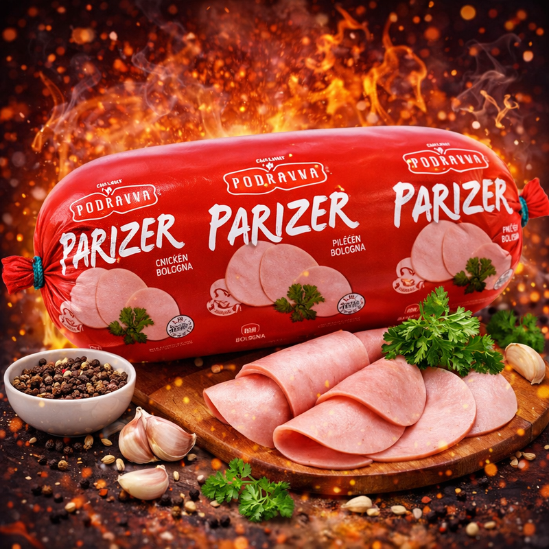Podravka Pileci Parizer Chicken Bologna 1 lb (Deli Meat)