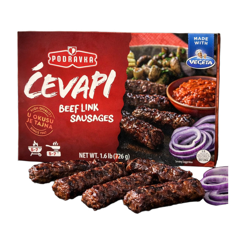 Podravka Cevapi Beef Link Sausages 726 g | Hamilton Euromarket
