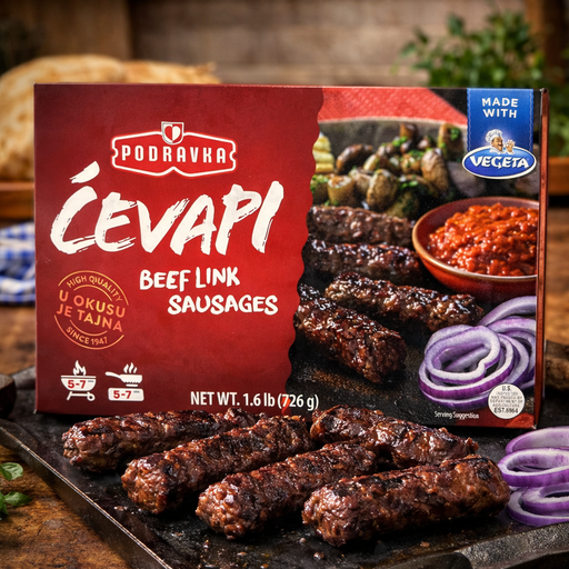 Podravka Cevapi Beef Link Sausages 726g