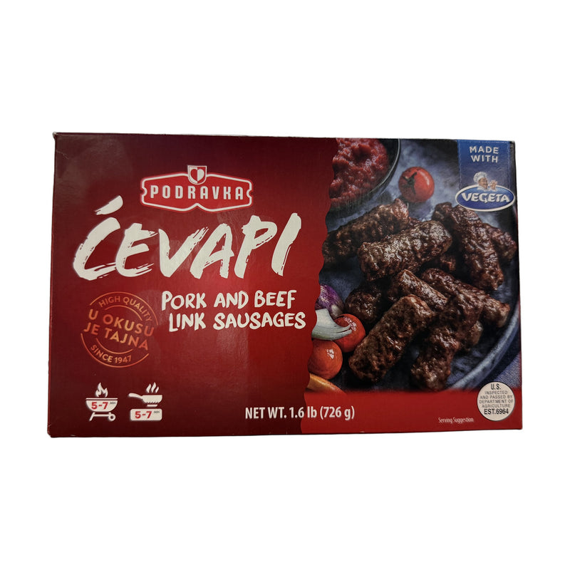 Podravka Cevapi Pork and Beef Link Sausages 726 g | Hamilton Euromarket