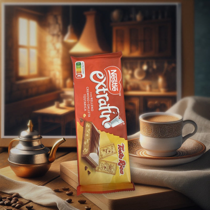 Nestlé Chocolate Relleno De Galleta Tostarica — authentic snack from Spain | Hamilton Euromarket