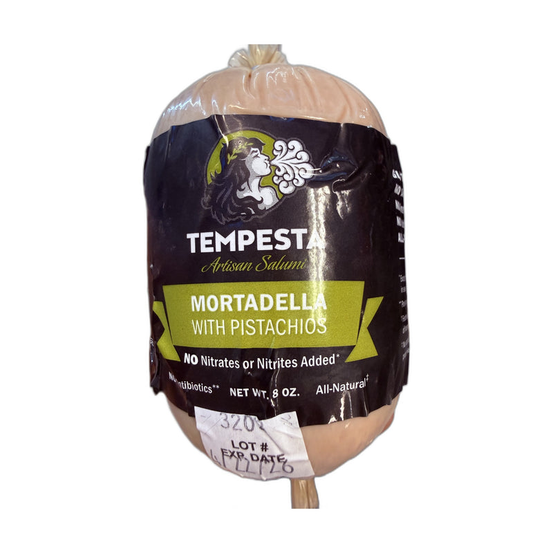 Tempesta Artisan Salumi Mortadella with Pistachios 8 oz | Hamilton Euromarket