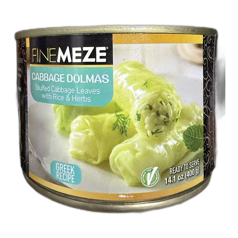 Fine Meze Stuffed Cabbage Leaves Dolmas with Rice & Herbs, Greek 400g (14.1oz) | HE gallery 850023606204 #3