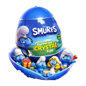 Leto Smurfs Surprise Crystal Egg with Lollipop & Toy, Russian Candy 16g (0.6oz)