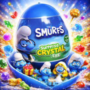 Leto Smurfs Surprise Crystal Egg with Lollipop & Toy 16 g — authentic snack from Russia | Hamilton Euromarket