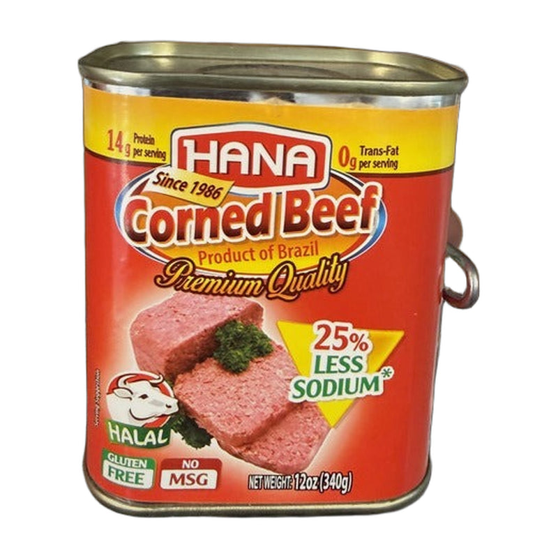 Hana Corned Beef Premium Quality 25% Less Sodium 340g | Hamilton Euromarket