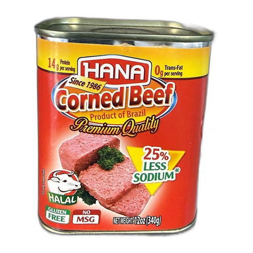 Hana Corned Beef 25% Less Sodium 340g (12oz) | HE gallery 850052241360 #2