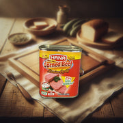 Hana Corned Beef Premium Quality 25% Less Sodium 340g — authentic frozen from Brazil | Hamilton Euromarket