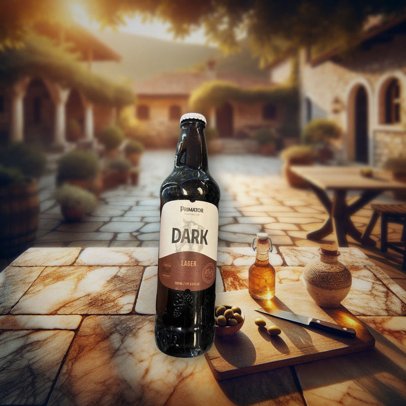 Primator Dark Lager 500ml — authentic alcohol from Czech Republic | Hamilton Euromarket