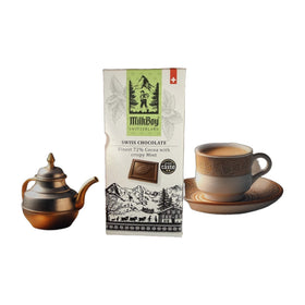 Milkboy Swiss Chocolate 72% Cocoa with Crispy Mint 85g (3oz)