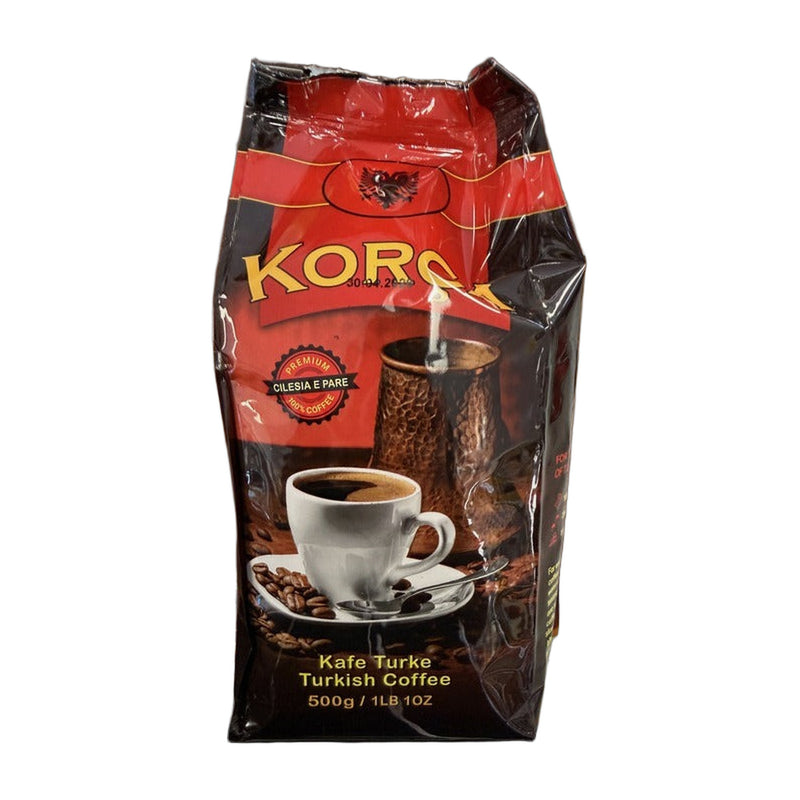 Korca Albanian Turkish Coffee, Macedonian Blend 500g (17.6oz)