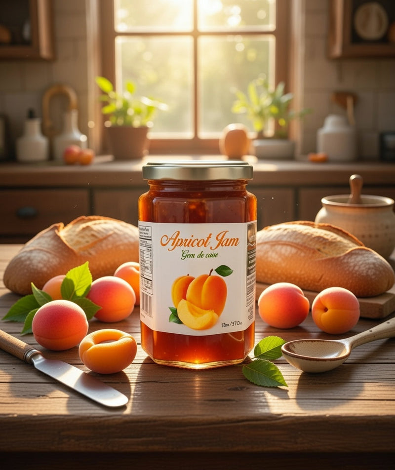 Livada 100% Natural Apricot Jam Fruit Preserve (13 oz) 370 g