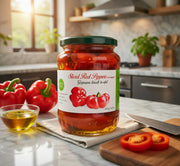 Livada Gogosari Sliced Red Peppers in Vinegar 680 g — authentic pantry from Romania | Hamilton Euromarket