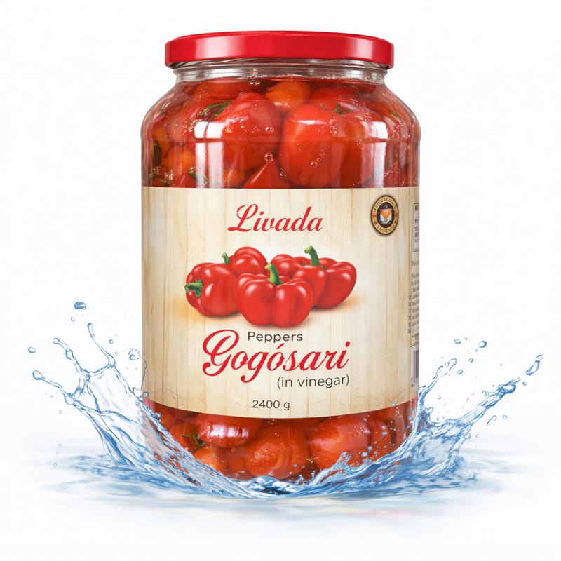 Livada Gogosari Red Peppers in Vinegar 2400 g