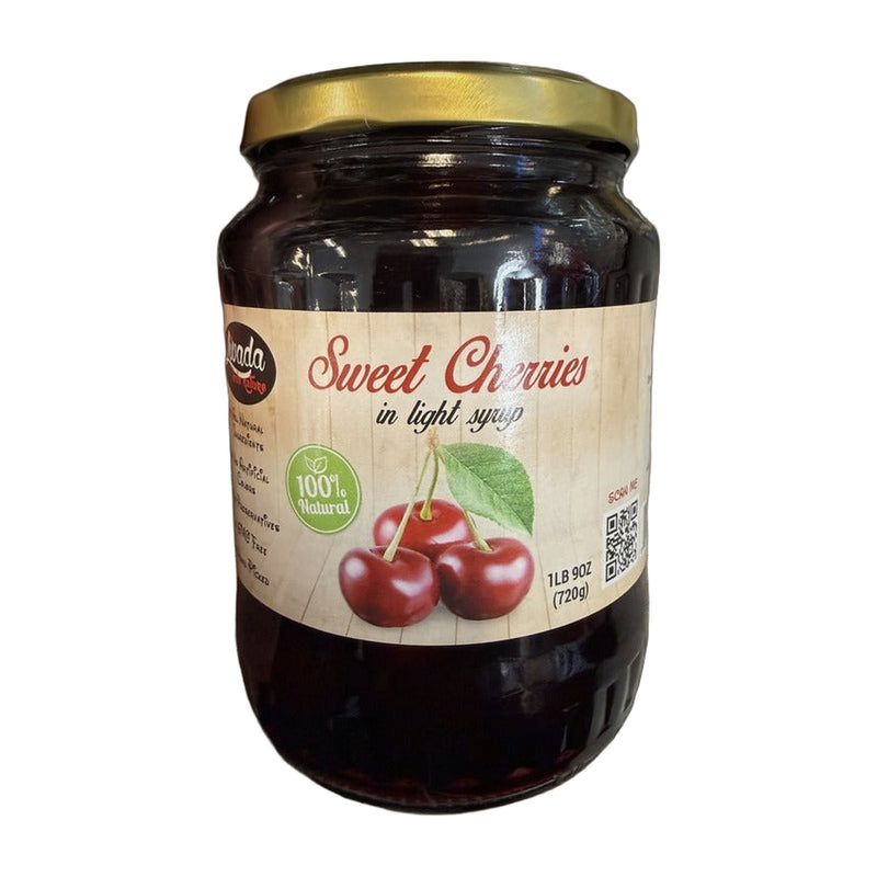 Alvada Nature Sweet Cherries In Light Syrup 1lb 9oz (720g) | Hamilton Euromarket