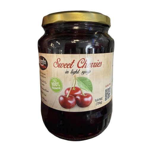 Alvada Nature Sweet Cherries In Light Syrup 1lb 9oz (720g) | Hamilton Euromarket