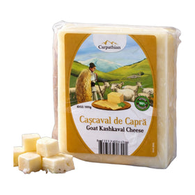 Carpathian Cascaval de Capra Romanian Goat Kashkaval Cheese 300g (10.6oz)