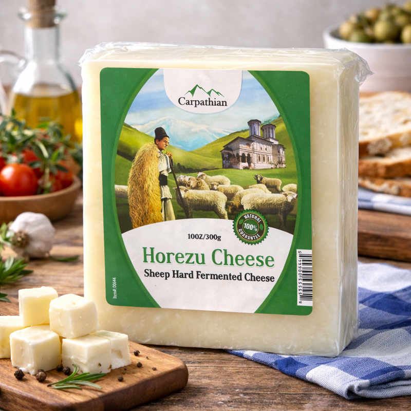 Carpathian Horezu Cheese Sheep Hard Fermented Cheese 300 g