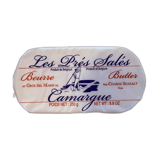 Les Prés Salés Butter from Camargue with Coarse Seasalt 250g | Hamilton Euromarket