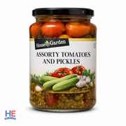 House Of Garden Assorted Pickled Tomatoes & Cucumbers, Bulgarian Whole Vegetables 1.63kg (3.6lb)