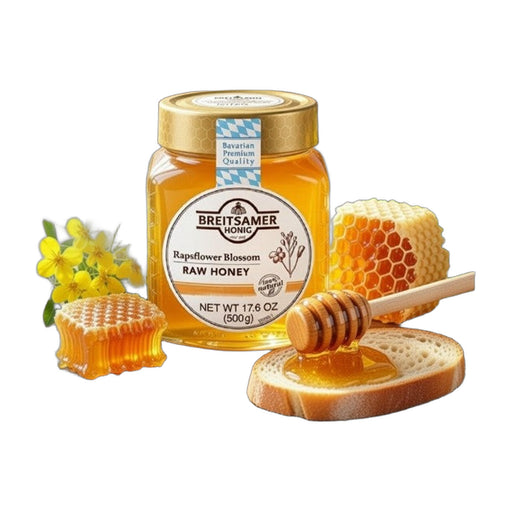 Breitsamer Creamy Rapsflower Honey, German 500g (1.1lb) | Hamilton Euromarket