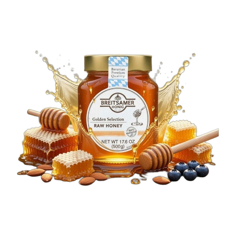 Breitsamer Golden Selection Blossom Honey, German 500g (1.1lb) | Hamilton Euromarket