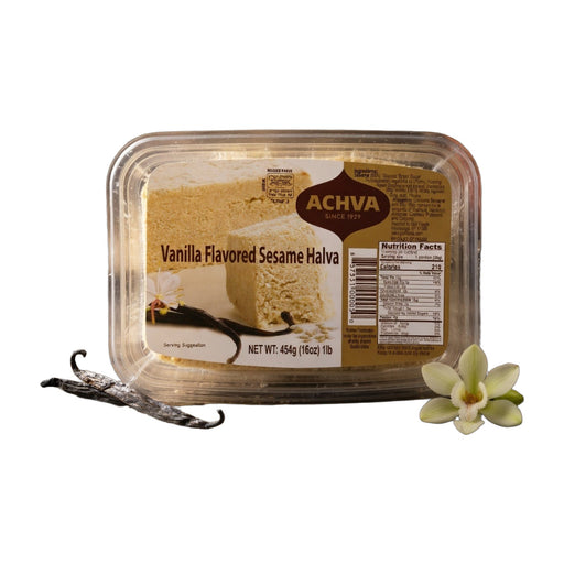 Achva Vanilla Flavored Sesame Halva 454 g | Hamilton Euromarket