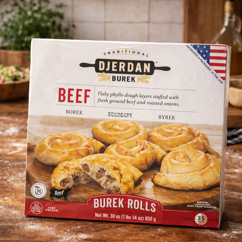 Djerdan Burek Rolls Beef 6 Pack 850g