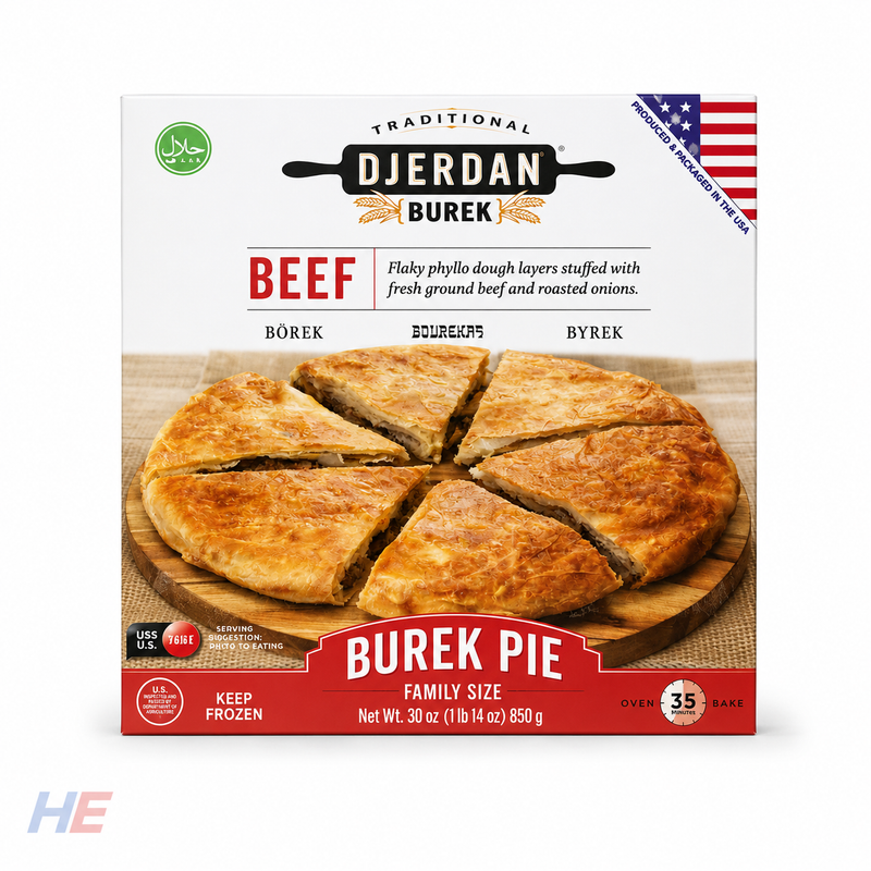 Djerdan Beef Burek Pie Family Size 850g (1.9lb)