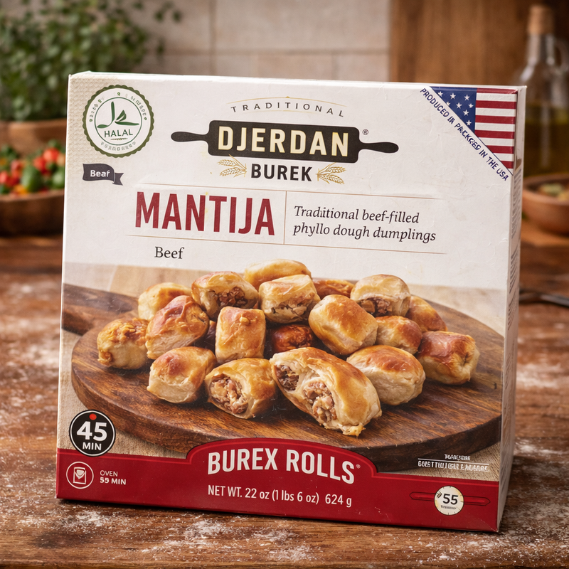 Djerdan Mantija Beef Phyllo Dumplings 624g