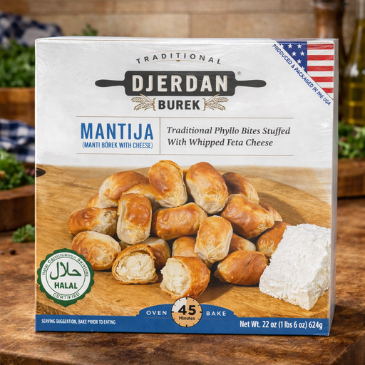 DjerDan Mantija Phyllo Bites with Whipped Feta Cheese 624g