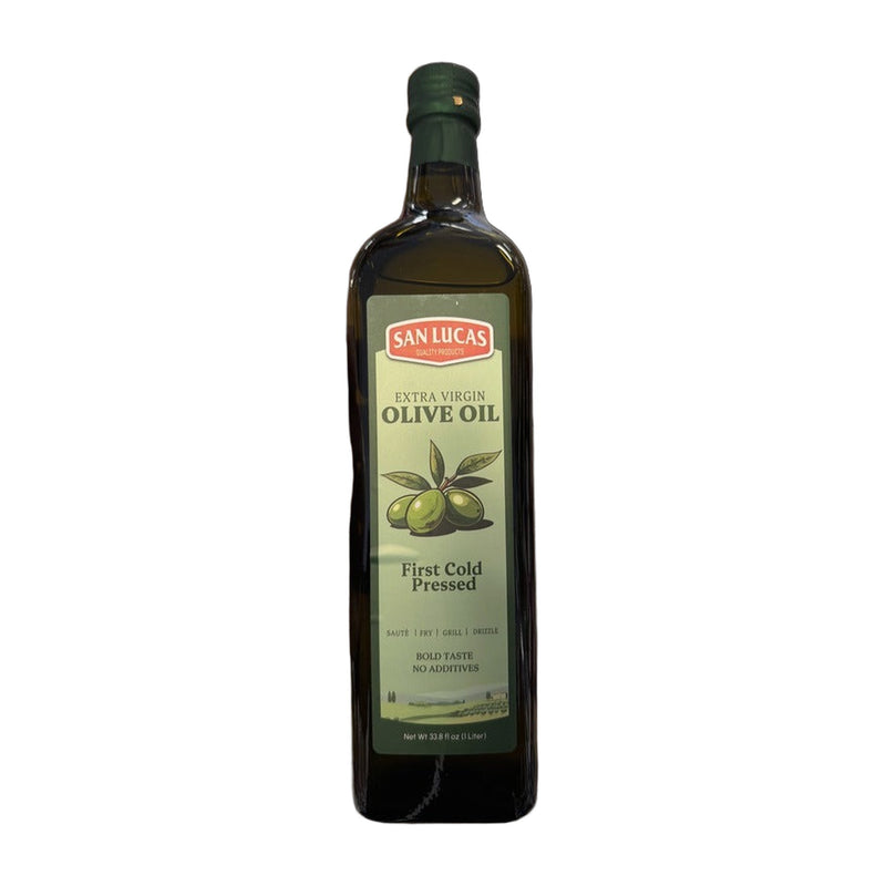San Lucas Extra Virgin Olive Oil First Cold Pressed 33.8 Fl oz (1 Liter) 1000 g | Hamilton Euromarket