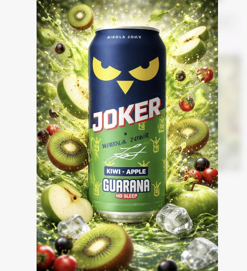 Joker Guarana Nikola Jokic Kiwi & Apple Energy Drink 500 g