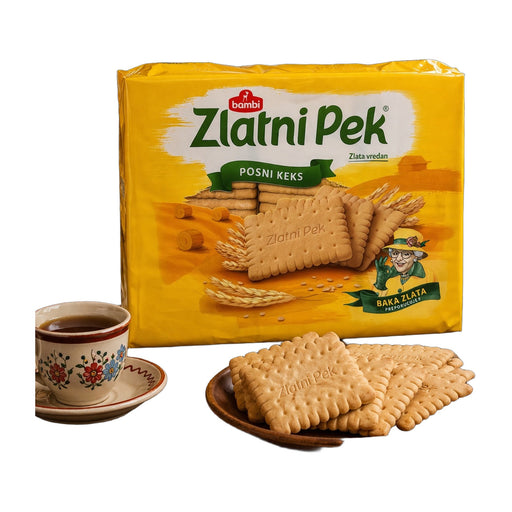 Bambi Zlatni Pek Posni Tea Biscuits 630 g | Hamilton Euromarket