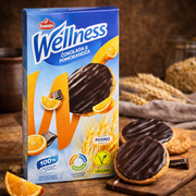 Bambi Wellness Chocolate Orange Biscuits 155 g — authentic snacks-sweets from Serbia | Hamilton Euromarket