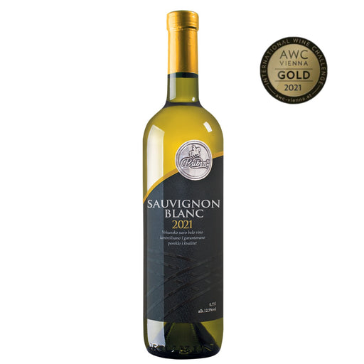 Rubin Three Moravas Sauvignon Blanc 2022 Serbian Dry White Wine 750ml (25.4fl oz) | Hamilton Euromarket