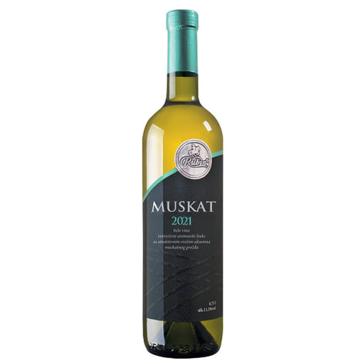 Rubin Muscat Ottonel Dry White Wine 2023 Serbian 750ml (25.4fl oz) | Hamilton Euromarket