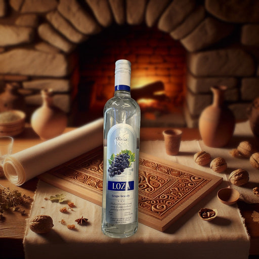Ravin Loza Grape Brandy 1 Liter — authentic alcohol from Serbia | Hamilton Euromarket