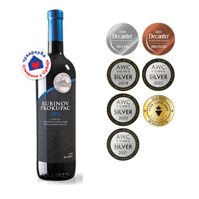 Rubin Prokupac Dry Red Wine 2021 Serbian 750ml (25.4fl oz)